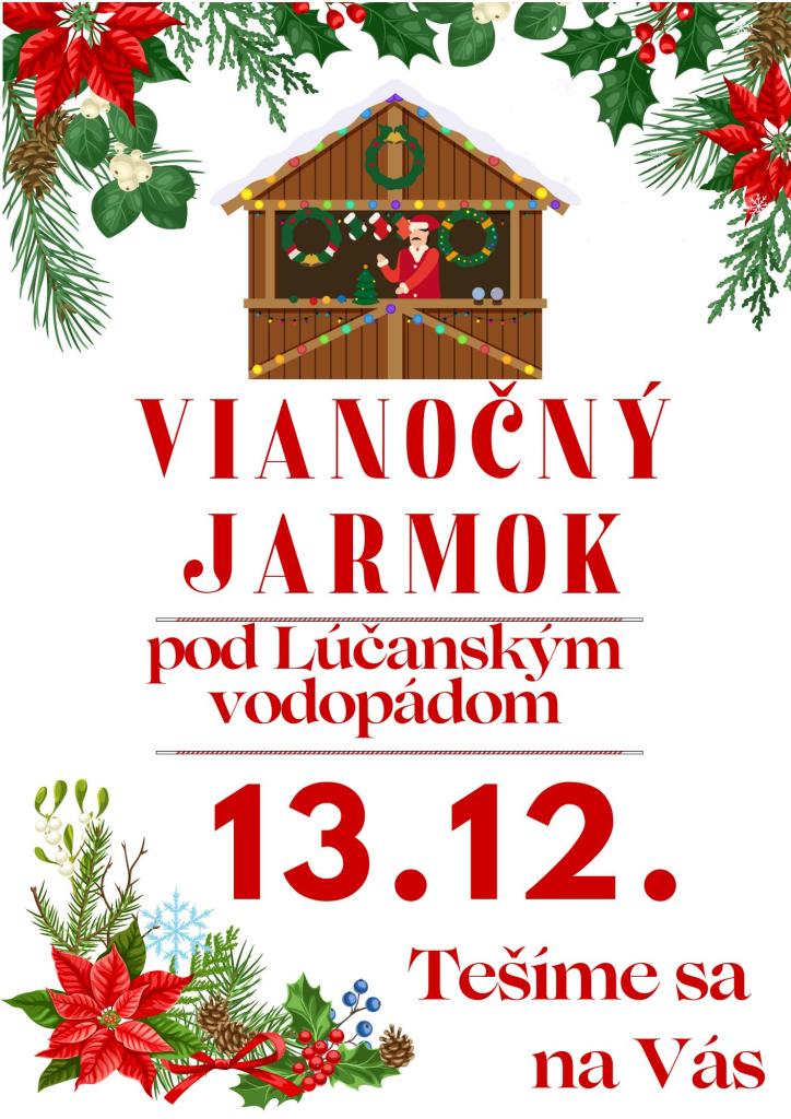 Vianočný Jarmok pod Lúčanským vodopádom